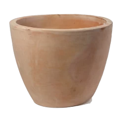 Bloempot Whitewash Egg - D31 X H27cm - Oranje