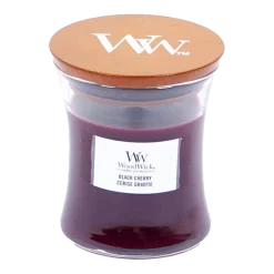 Woodwick Black Cherry Mini Candle - Geurkaars