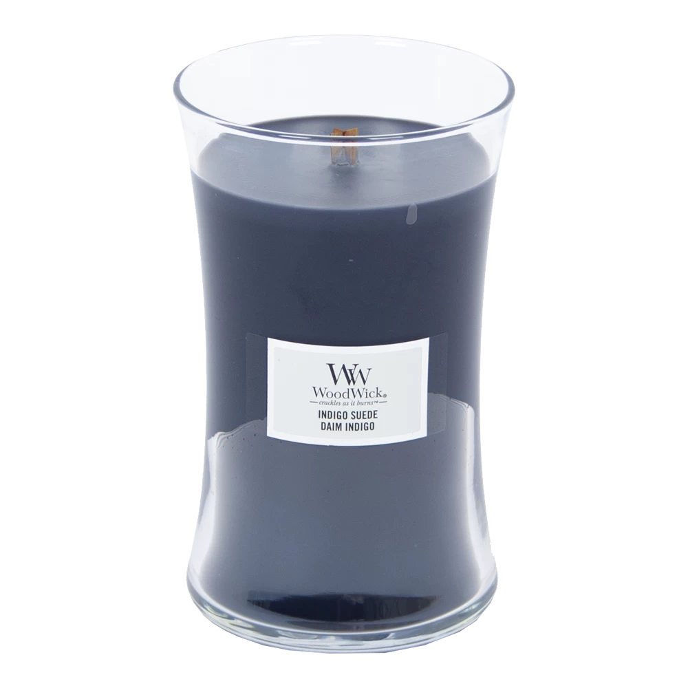 Woodwick Indigo Suede Large Candle 2 Woodwick Indigo Suede Large Candle - Afbeelding 2