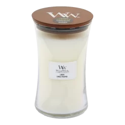 Woodwick Linen Large Candle - Geurkaars