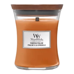 Woodwick Pumpkin Praline Medium Candle - Geurkaars