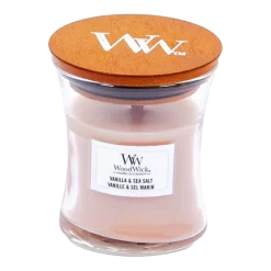 Woodwick Vanilla & Sea Salt Mini Candle - Geurkaars